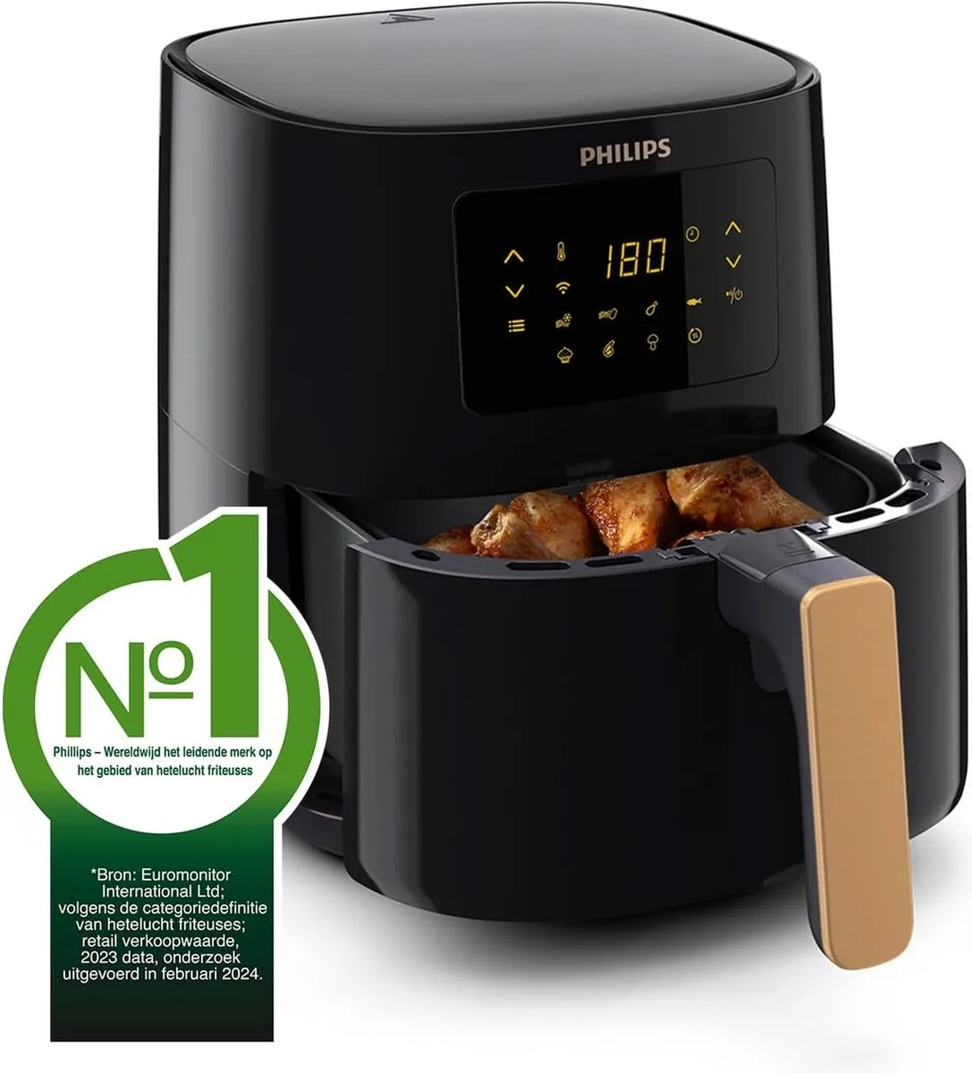 Philips Airfryer 5000-Serie L 4.1L - 13 Programma's - 1400W - Zwart