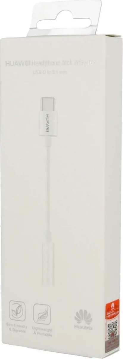 Huawei USB-C naar 3.5mm Jack Adapter - Transparant