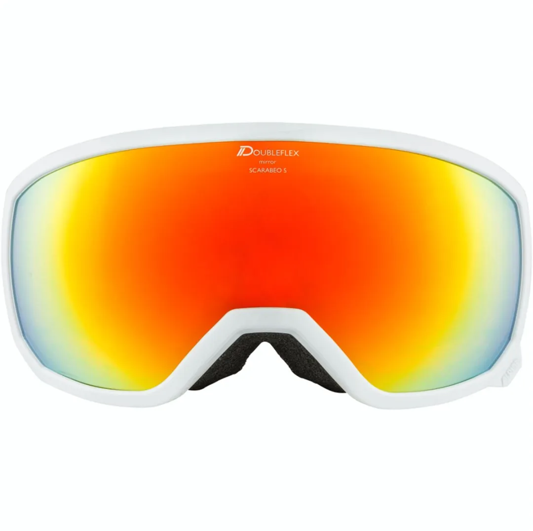 Alpina Scarabeo Q-Lite OTG Skibril - Rood - Wit