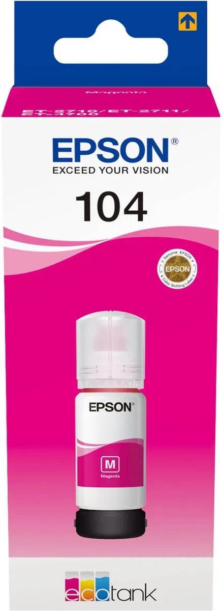 Epson EcoTank C13T00P340 Magenta Inktfles - 65ml