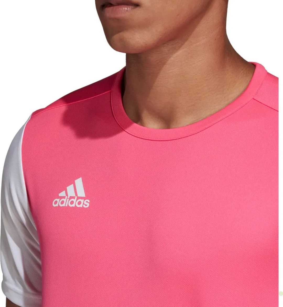 adidas Estro 19 Sportshirt L - Roze/Wit
