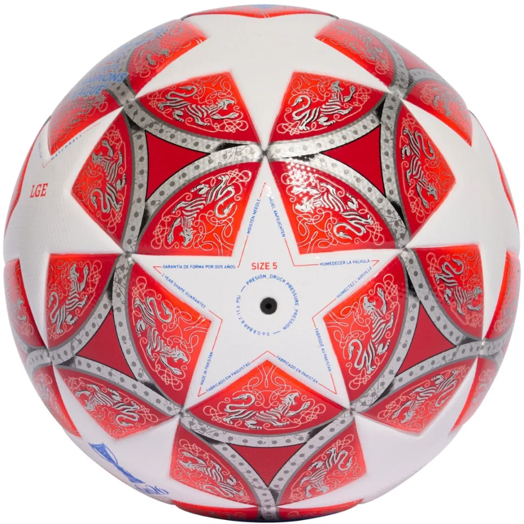 Adidas UCL 2025/26 Voetbal - Maat 5 - Wit/Rood