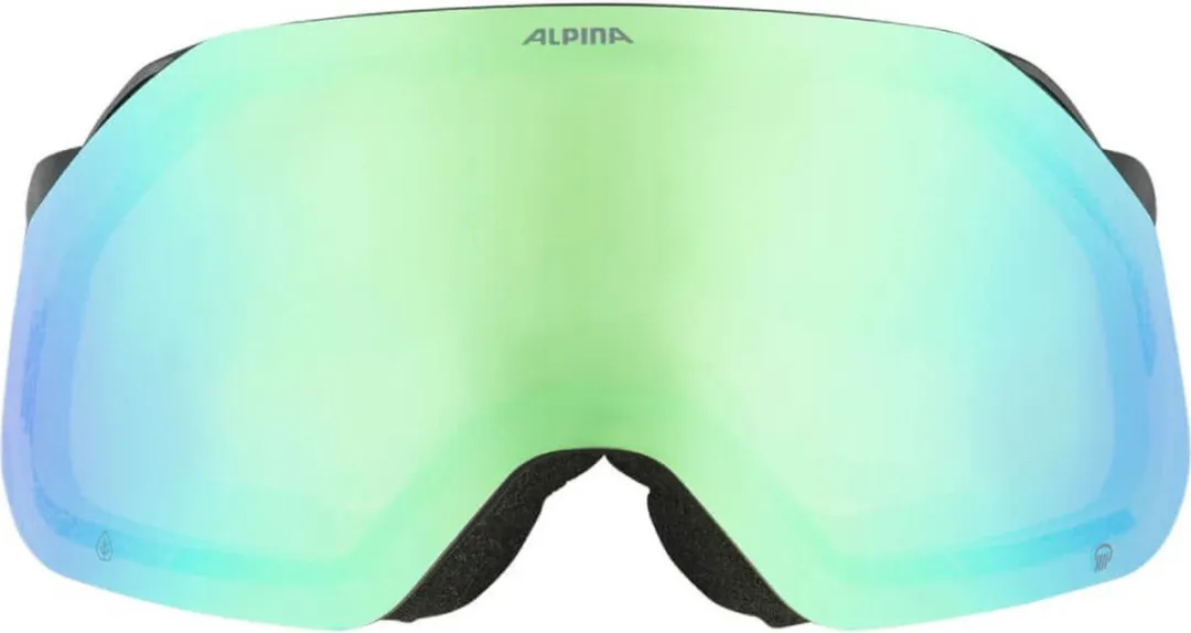 Alpina Blackcomb Q OTG Skibril - Groen Zwart