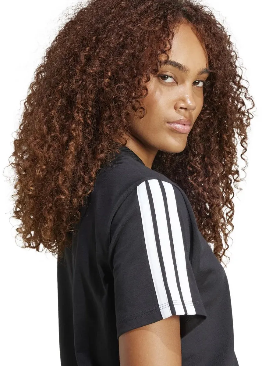 Adidas W 3S Sport T-shirt Dames - JM2393 - Zwart/Wit