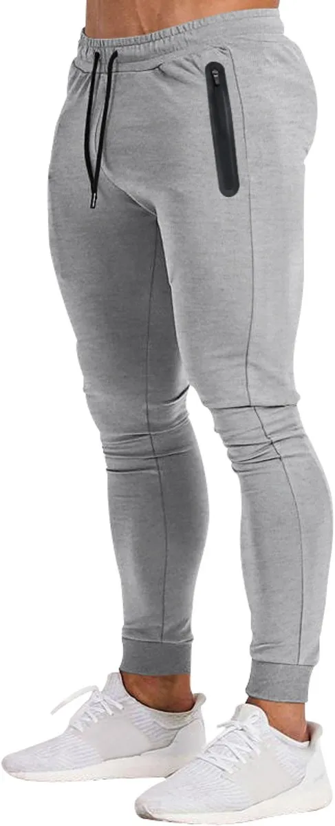 RedParrot Heren Sportbroek Slim Fit - Grijs XL