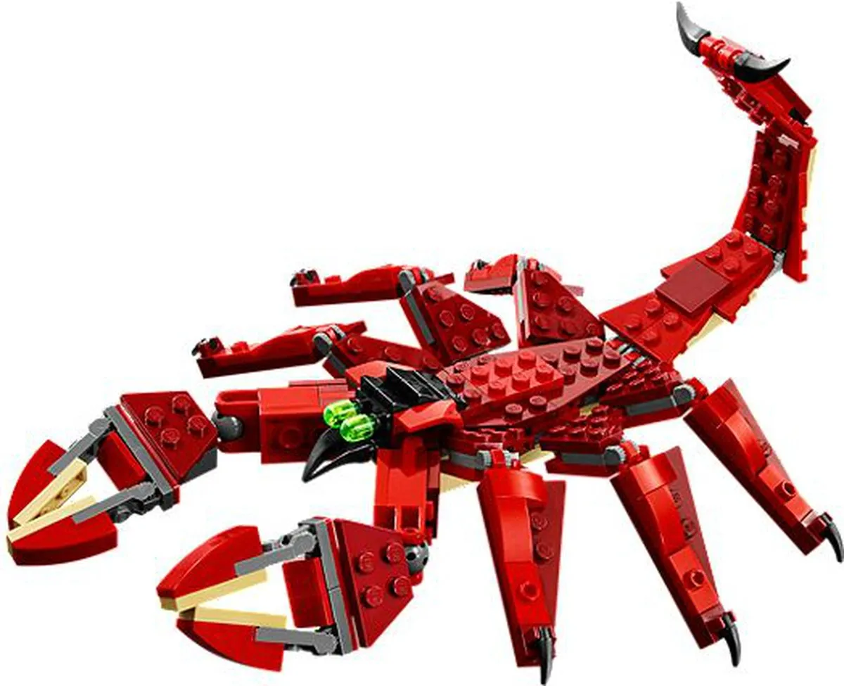 LEGO Creator Rode Dieren 31032 - 221 Stukken - afbeelding 3 van 6