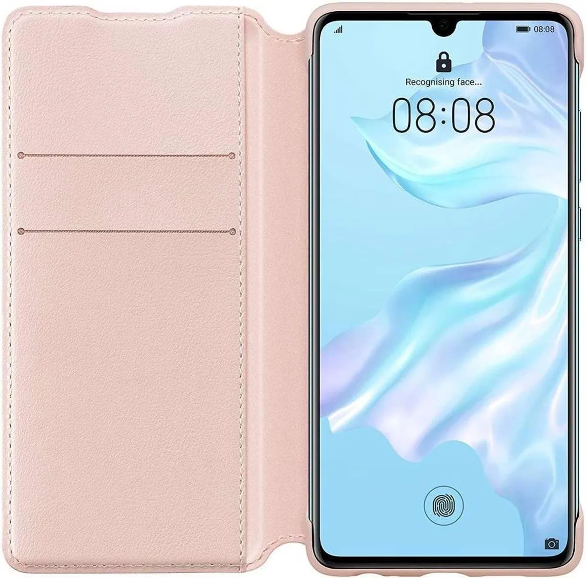 Huawei Wallet Cover 51992856 - Roze - 2 Pasjes
