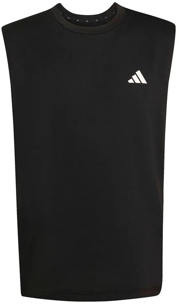 Adidas Workout Essentials Heren Trainingstop - Mouwloos - Blauw M - afbeelding 6 van 6