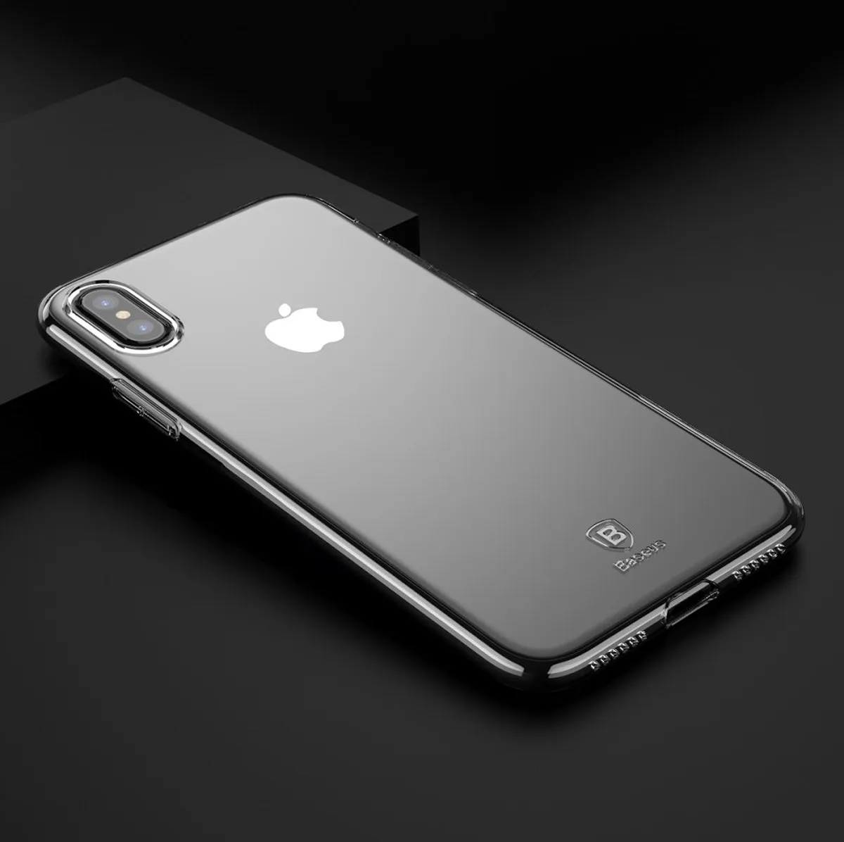 Baseus Simple Series iPhone X/XS Hoesje - Transparant - afbeelding 6 van 6
