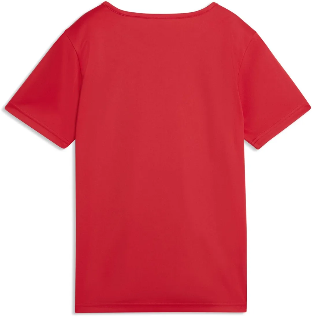 PUMA IndividualRISE Graphic Jersey Jr Sportshirt 128 - PUMA Red-Team Regal Red