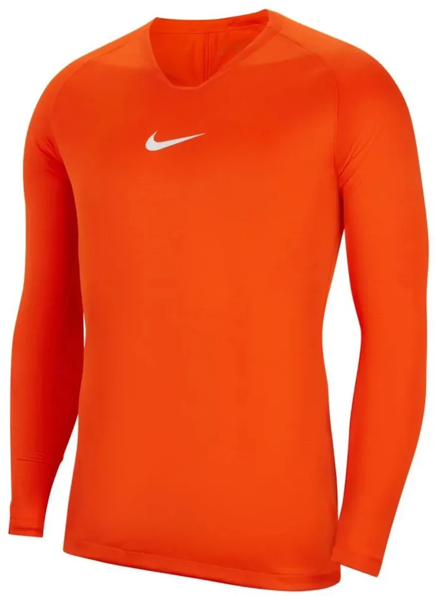 Nike Park First Layer Shirt Lange Mouw M - Oranje