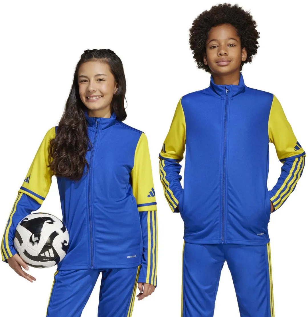Adidas Sport Sq25 Tr Jkt Y Sweatshirt - Kinderen 164 - Lichtblauw