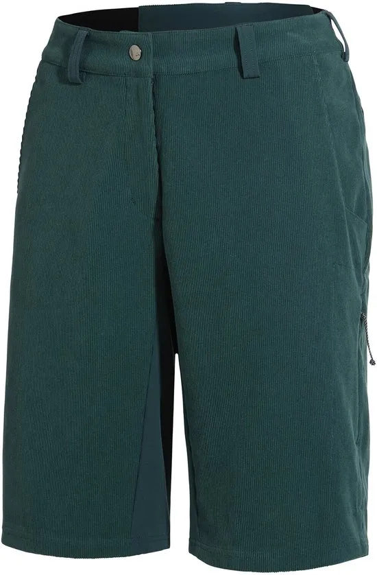 Vaude Loamer Base Corduroy Shorts 40 - Deep Pond - afbeelding 3 van 6