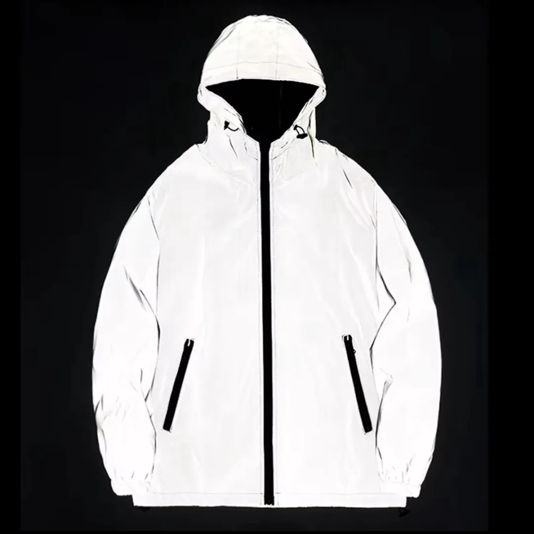 RedParrot Reflecterende Windjack - XL - Grijs