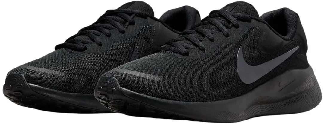 Nike Revolution 7 Hardloopschoenen Heren 42.5 - Zwart/Wit