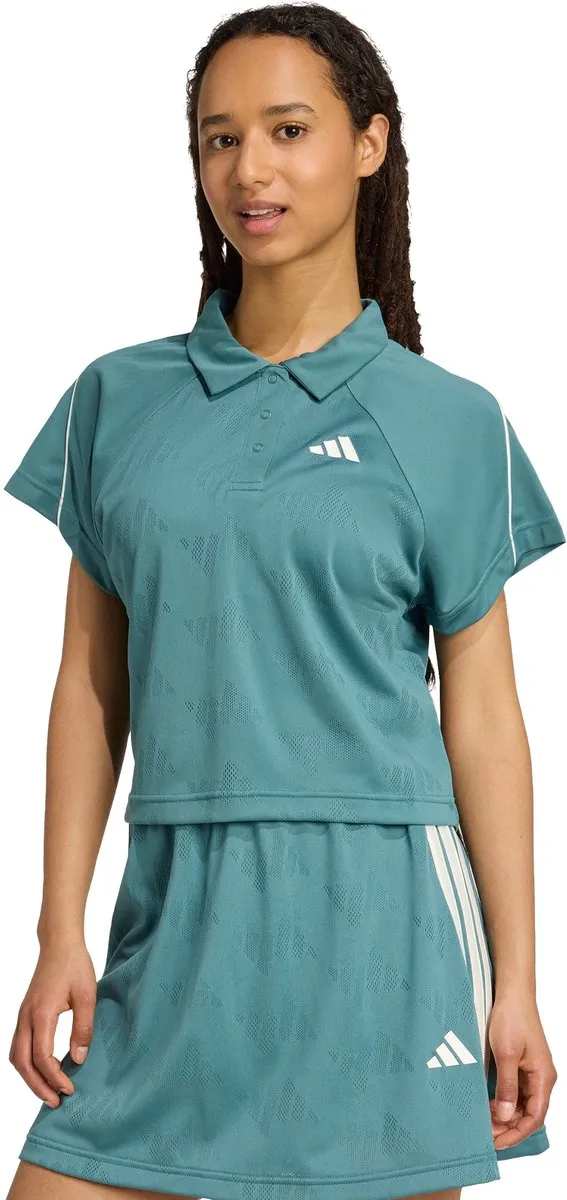 adidas Sportswear Stadium 3-Stripes Polo - Groen - XL