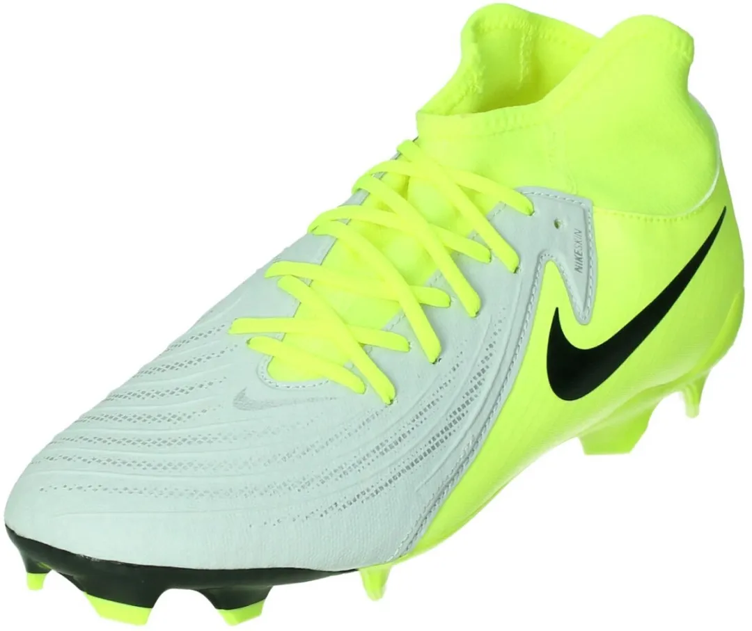 Nike Phantom Luna 2 Academy FG Voetbalschoenen 47.5 - Lichtgrijs/Geel/Zwart