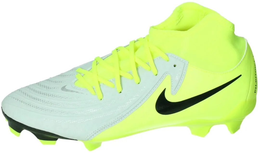 Nike Phantom Luna 2 Academy FG Voetbalschoenen 47.5 - Lichtgrijs/Geel/Zwart