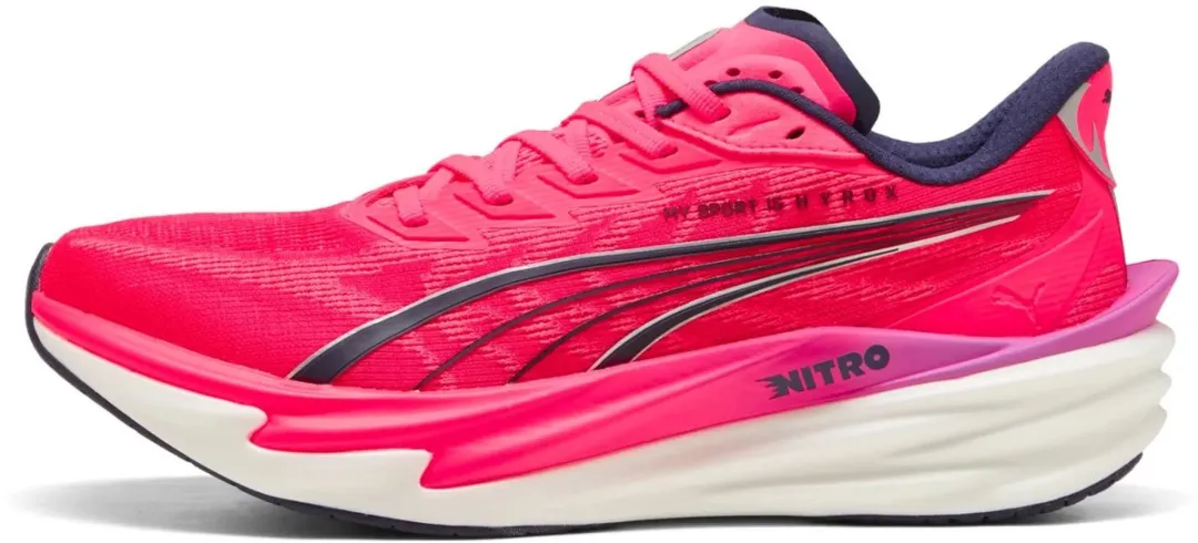 PUMA Deviate Nitro 4 HYROX Heren Schoen - 42 - Roze/Wit