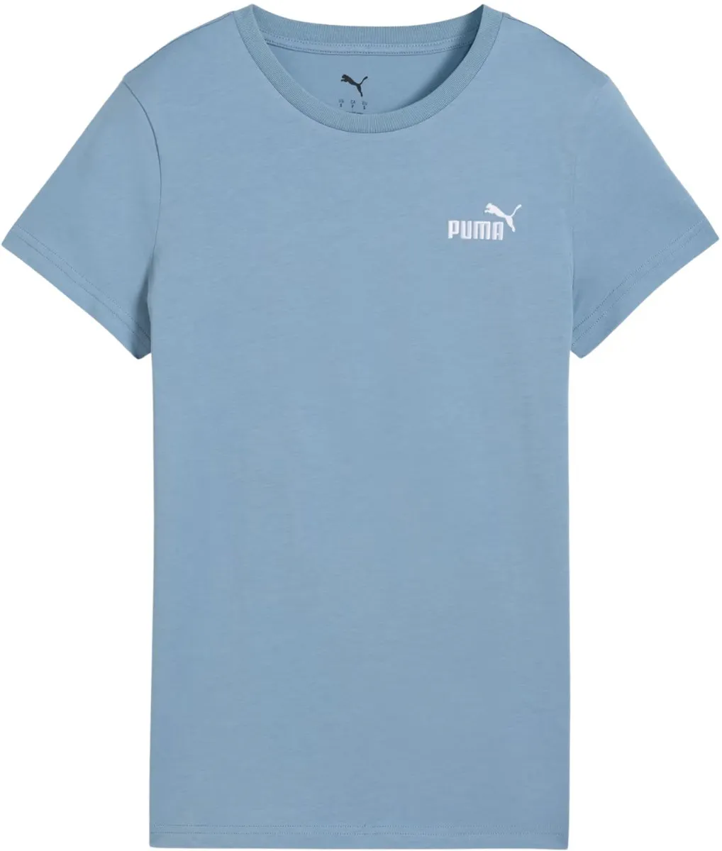 PUMA Ess Small No. 1 Logo Tee Dames - M - Blauw