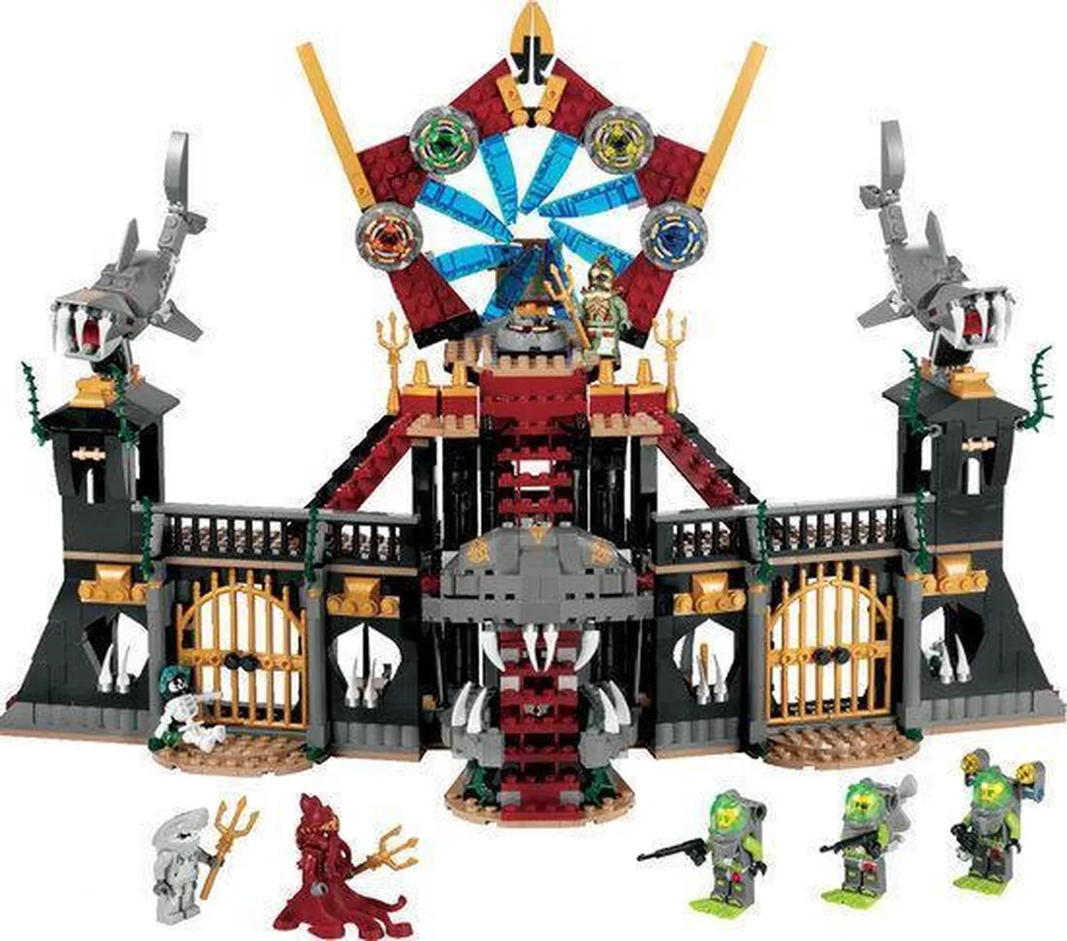 LEGO Atlantis 8078 Poort Naar Atlantis - 7 Minifiguren