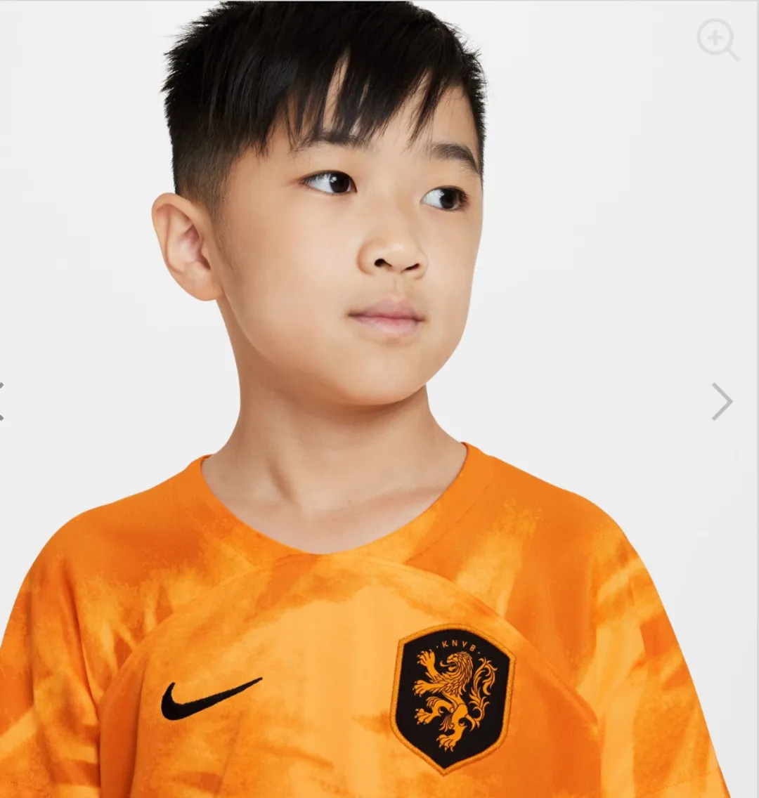 Nike Nederlands Elftal 2022-2024 Kids Tenue 116/122 - Oranje