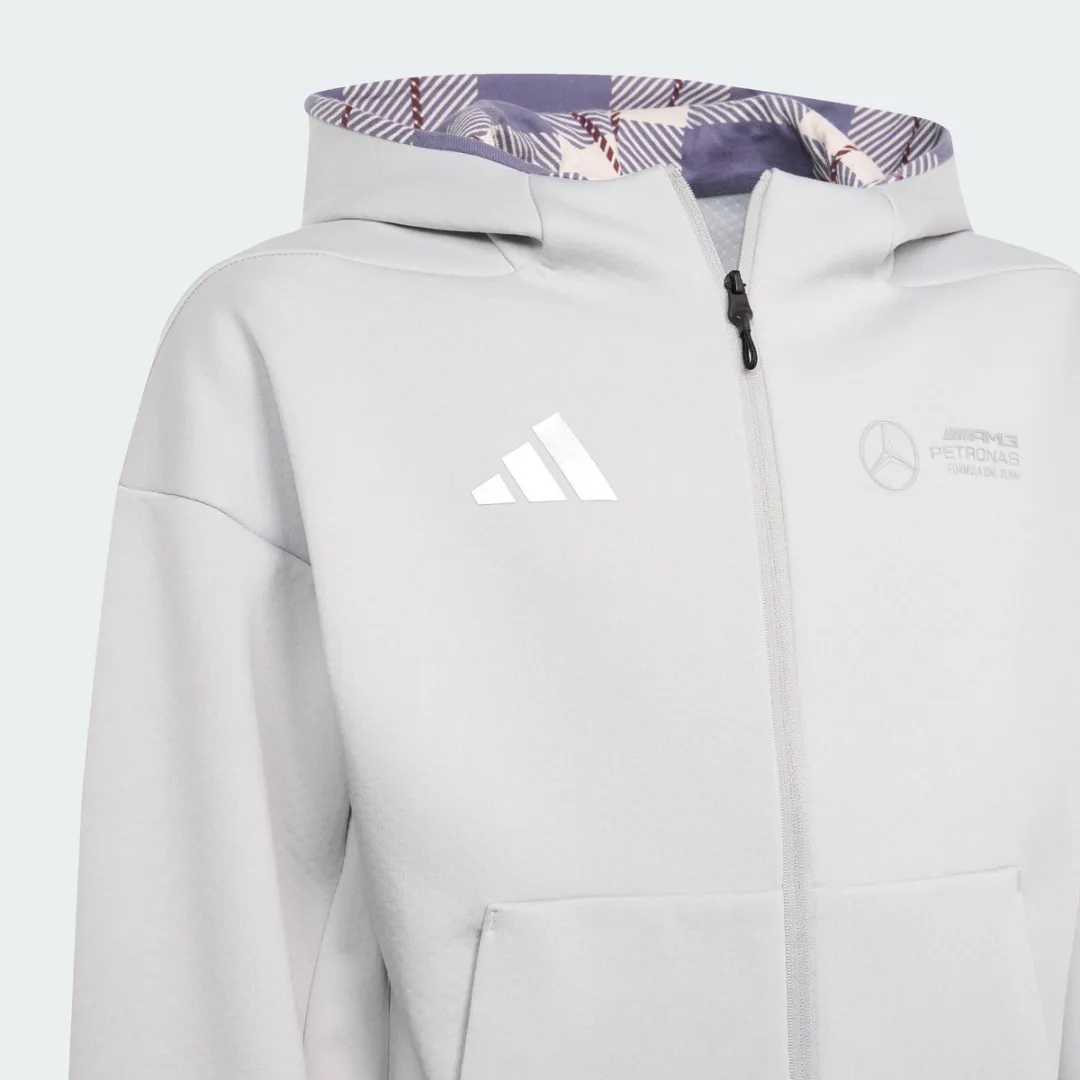 Adidas Performance AMG Petronas Hoodie Kids - 128 - Grijs