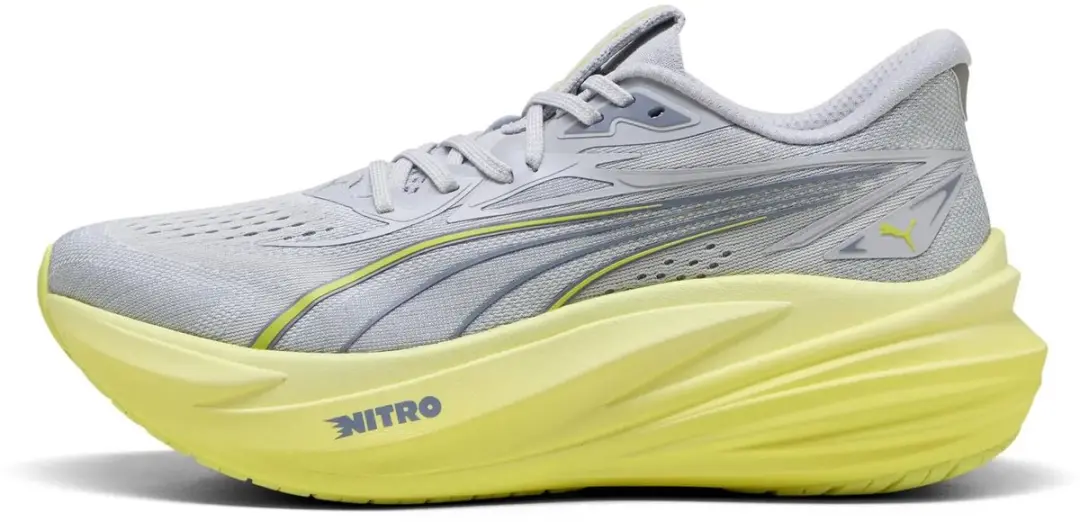 PUMA MagMax Nitro 2 Heren Trailhardloopschoenen - 44 - Zilver/Limoengroen - afbeelding 6 van 6