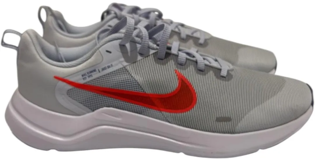 Nike Downshifter 12 Sportschoenen 46 - Wit/Grijs/Rood