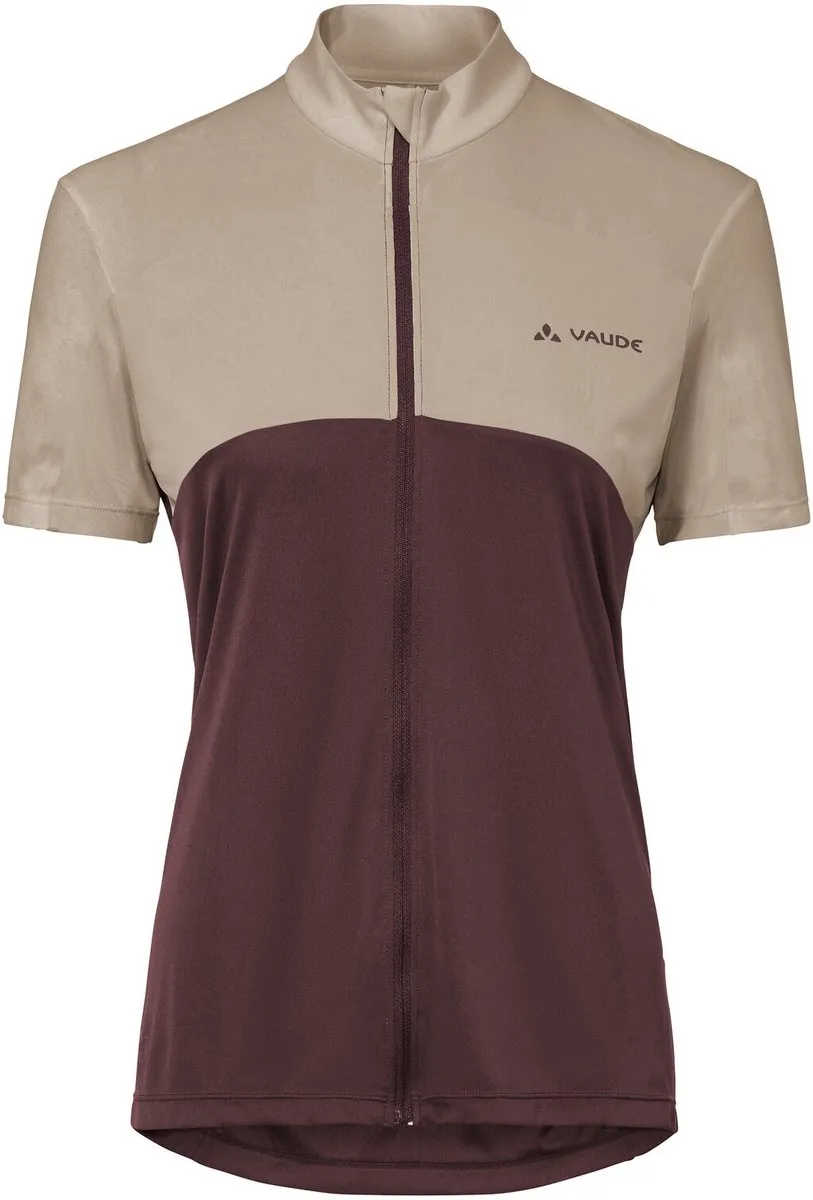 Vaude Matera FZ Tricot Dames Fietsshirt - 44 - Dark Oak