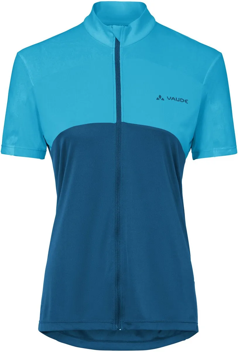 Vaude Matera FZ Tricot Dames Fietsshirt - 44 - Dark Oak