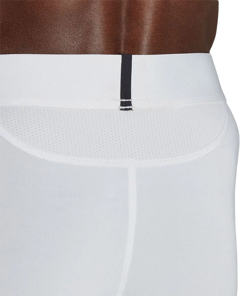 Adidas Techfit Short Heren - S - Wit