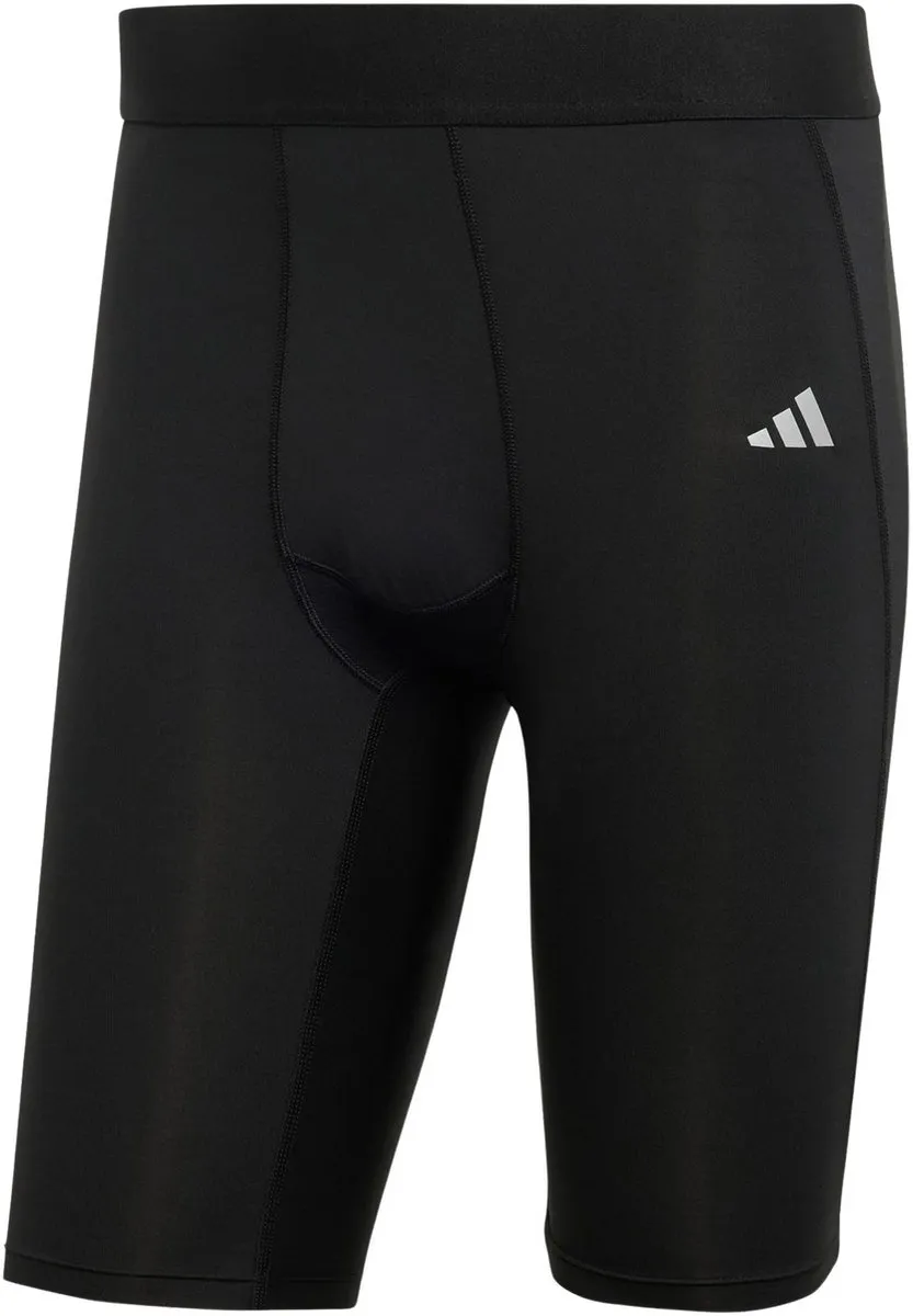 Adidas Techfit Short Heren - S - Wit