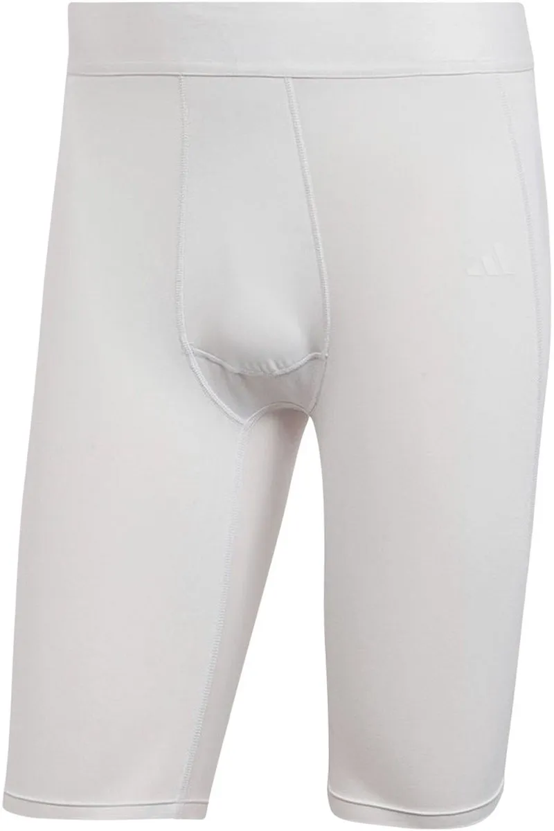 Adidas Techfit Short Heren - S - Wit