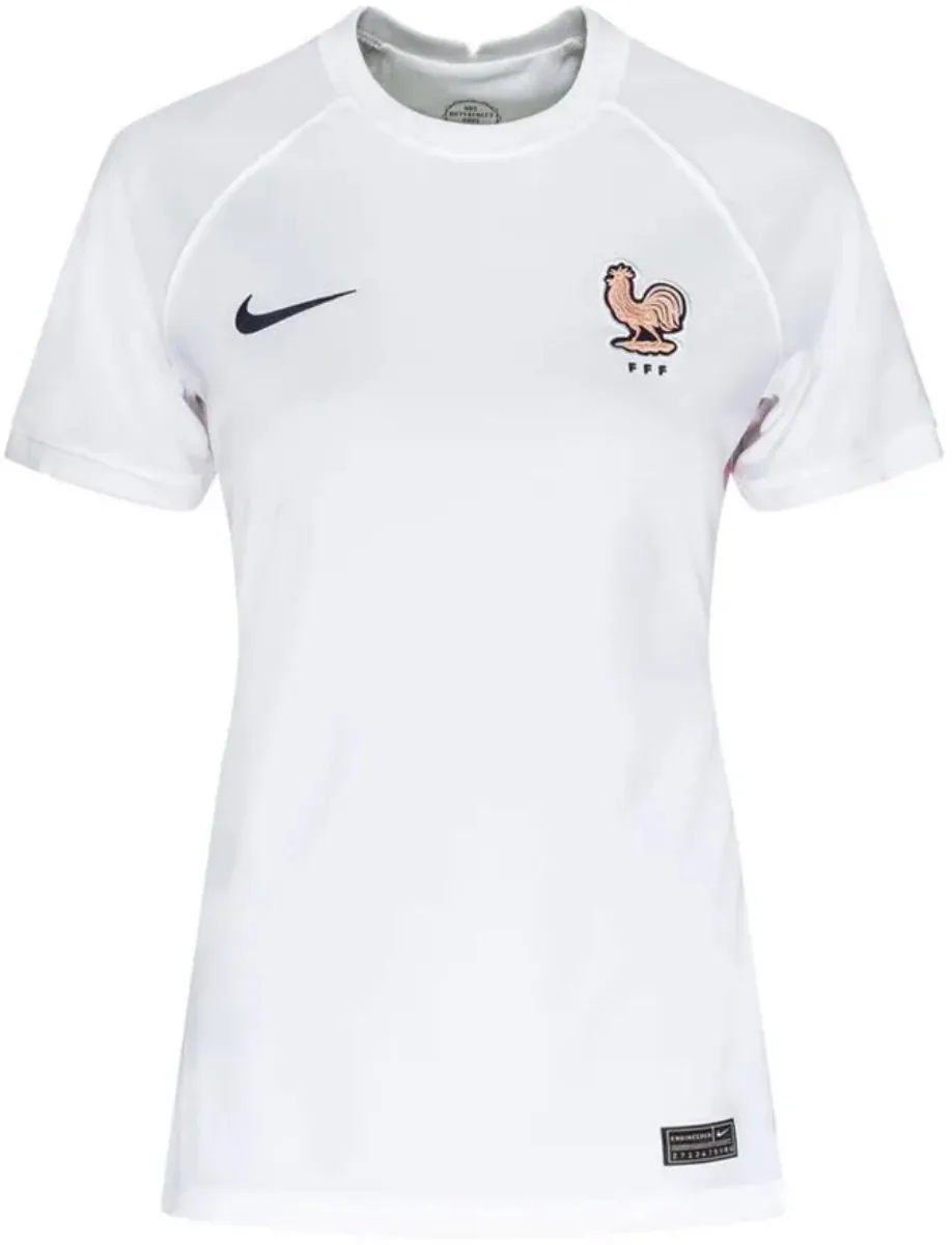 Nike Frankrijk Dames Shirt 2022-2024 - XL - Wit/Roze