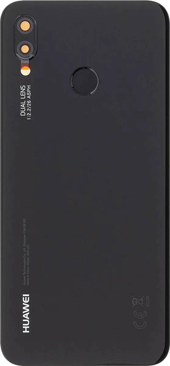Huawei P20 Lite Achterkant - Origineel - Zwart