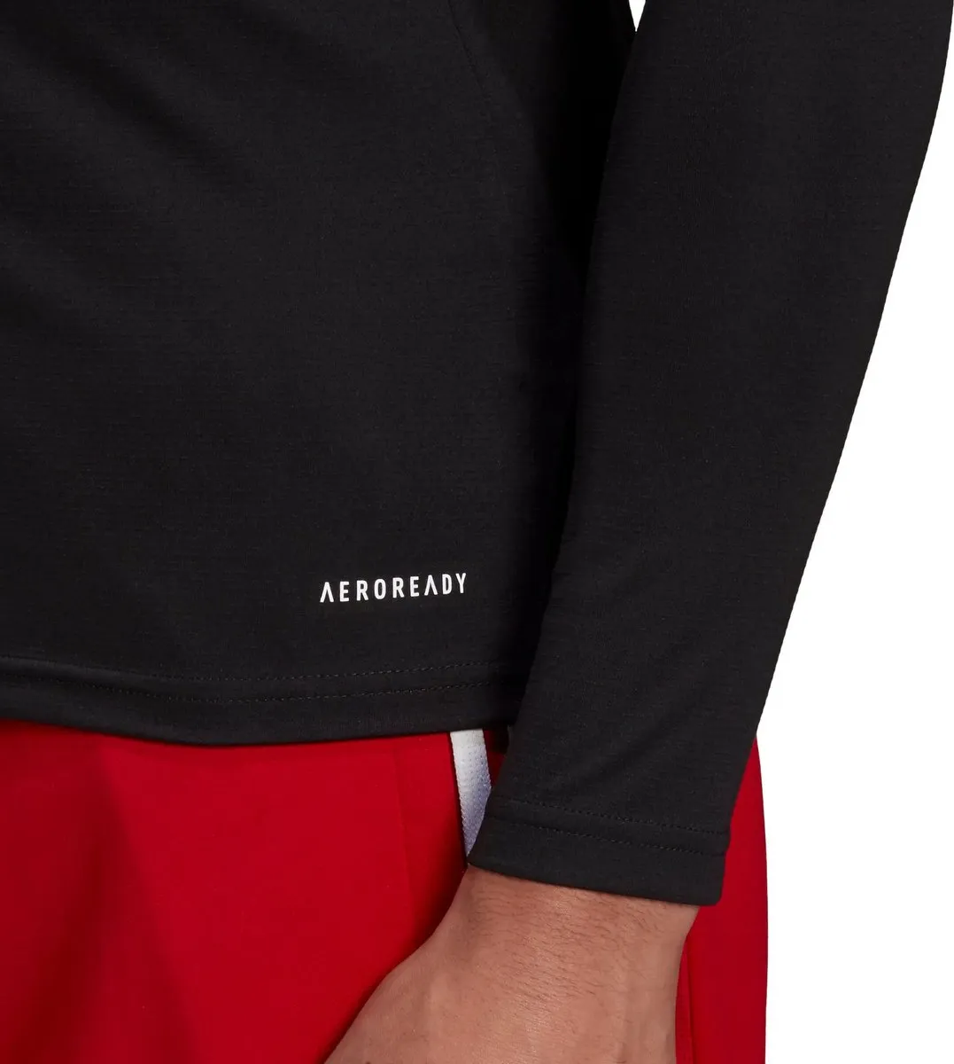 adidas GN5710 Sportshirt 128 - Zwart/Wit