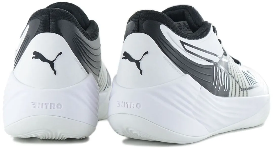 PUMA Fusion Nitro Basketbalschoenen 376639-01 - Wit - Maat 42.5