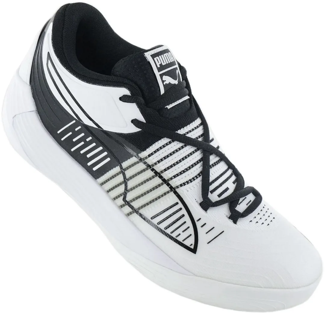 PUMA Fusion Nitro Basketbalschoenen 376639-01 - Wit - Maat 42.5