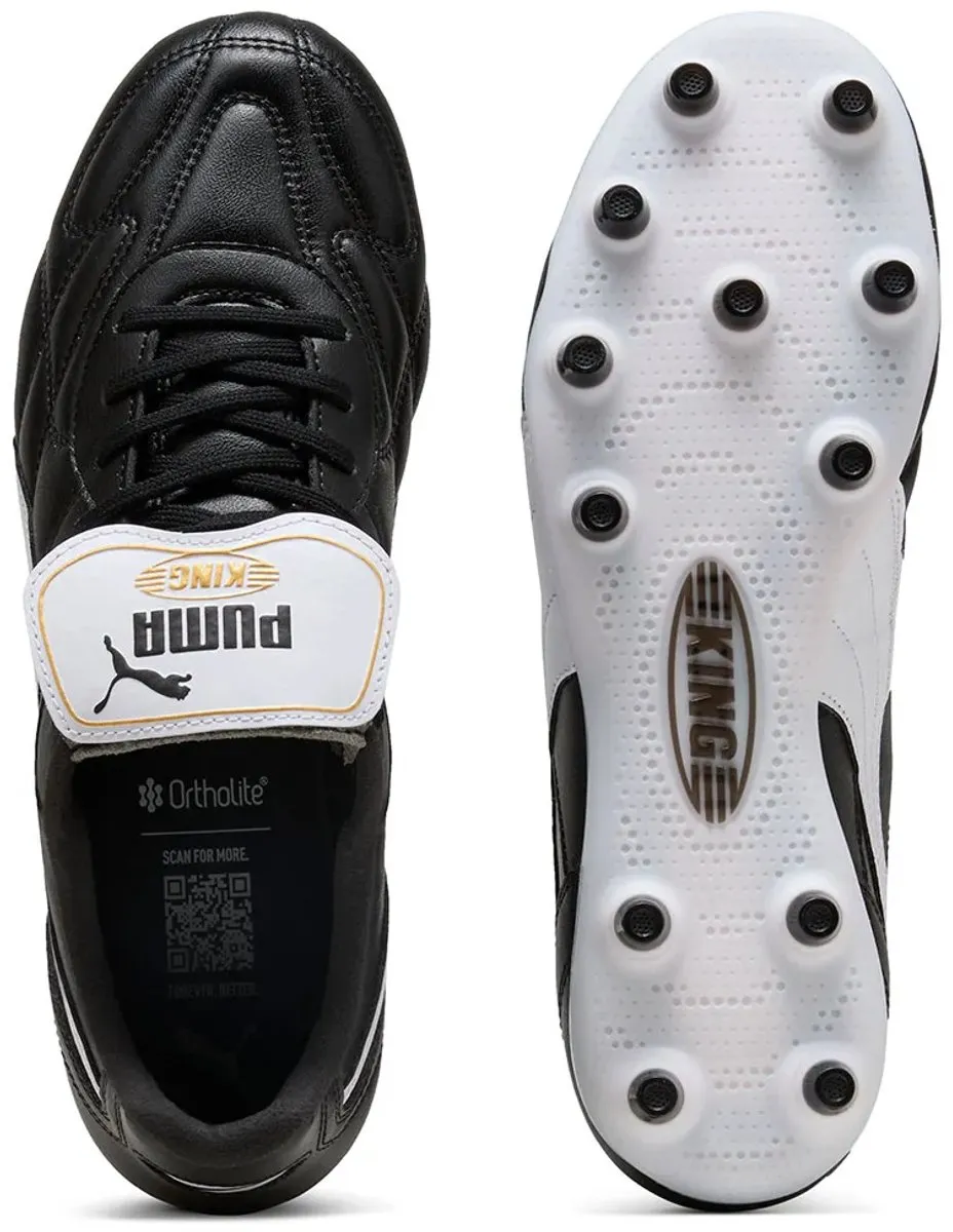PUMA King Top FG/AG Voetbalschoenen - Zwart - EU 42