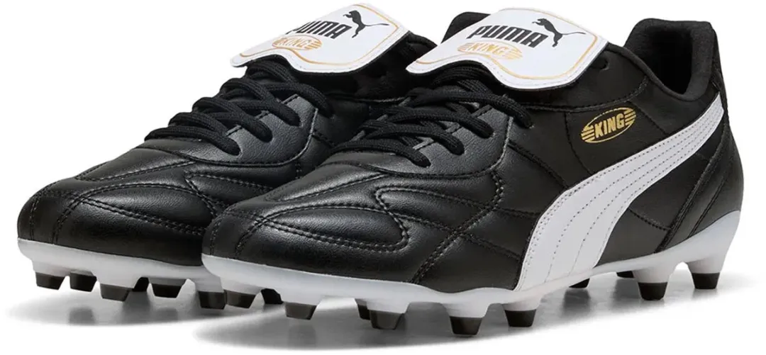 PUMA King Top FG/AG Voetbalschoenen - Zwart - EU 42