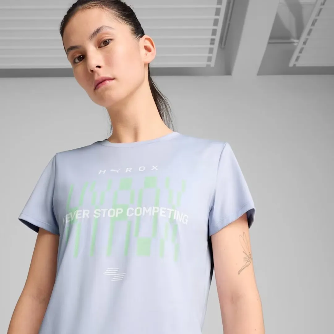 PUMA x HYROX TAD Tee Dames T-shirt - Grijs - afbeelding 6 van 6