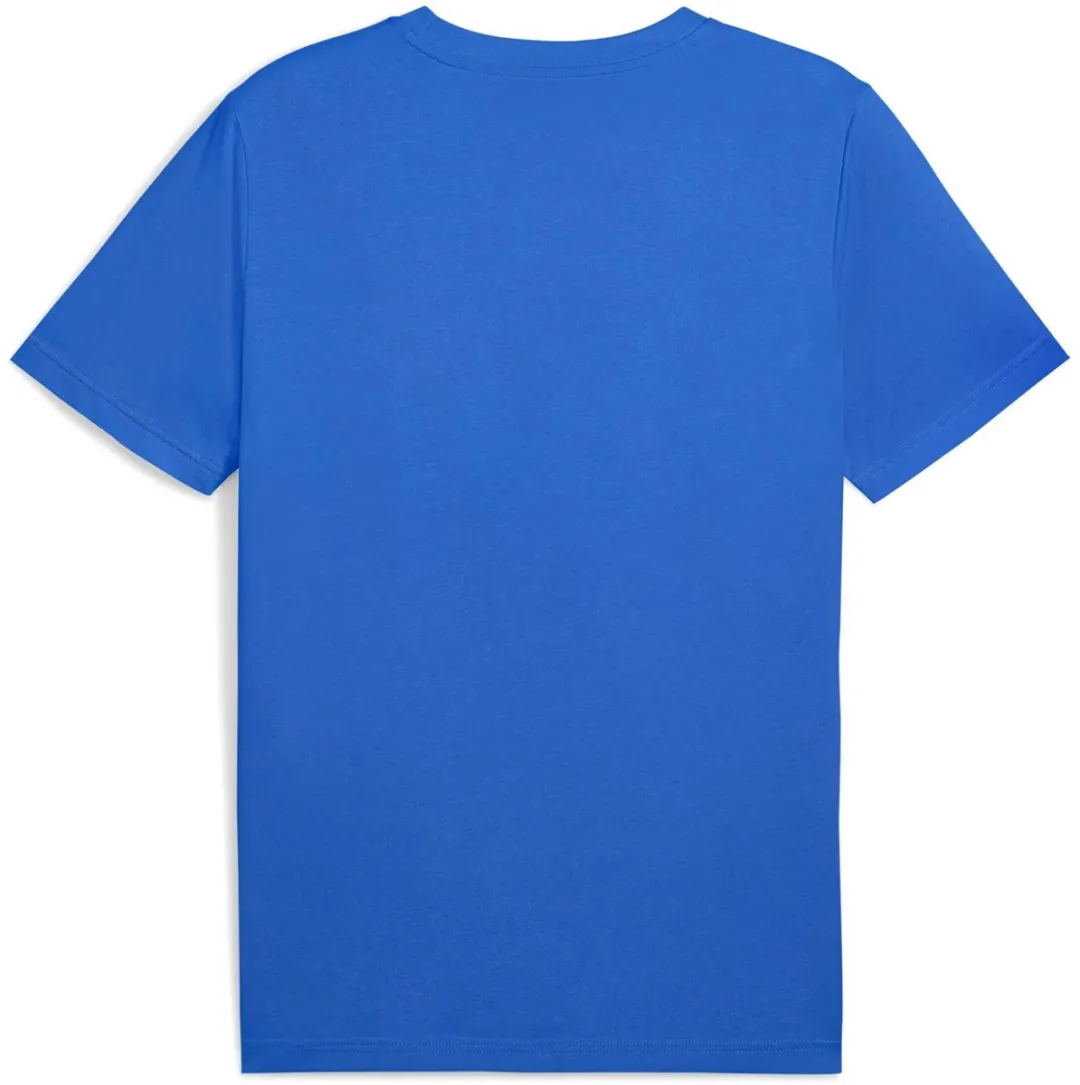 PUMA ESS No. 1 Logo Shirt Heren M - Blauw/Wit