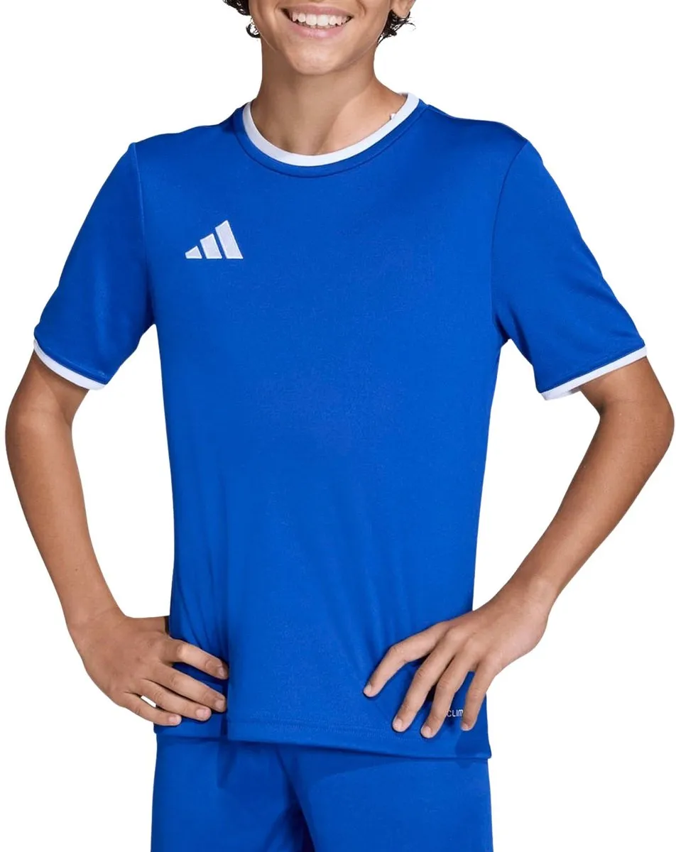 Adidas Entrada 26 Shirt Junior JZ2524 - Maat 128 - Zwart/Wit