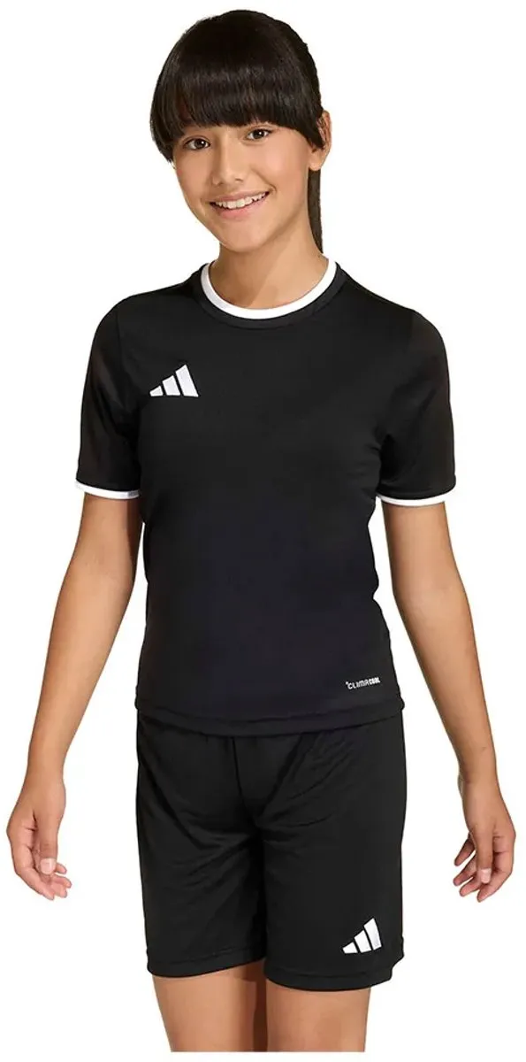 Adidas Entrada 26 Shirt Junior JZ2524 - Maat 128 - Zwart/Wit