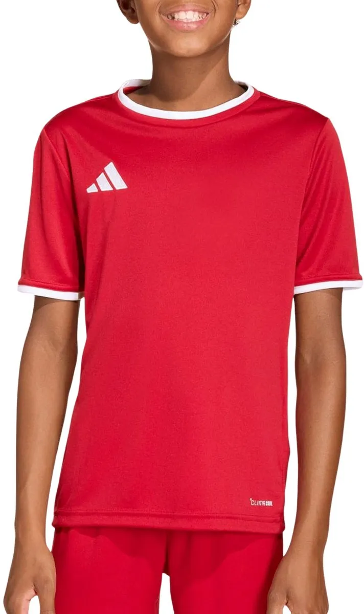 Adidas Entrada 26 Shirt Junior JZ2524 - Maat 128 - Zwart/Wit