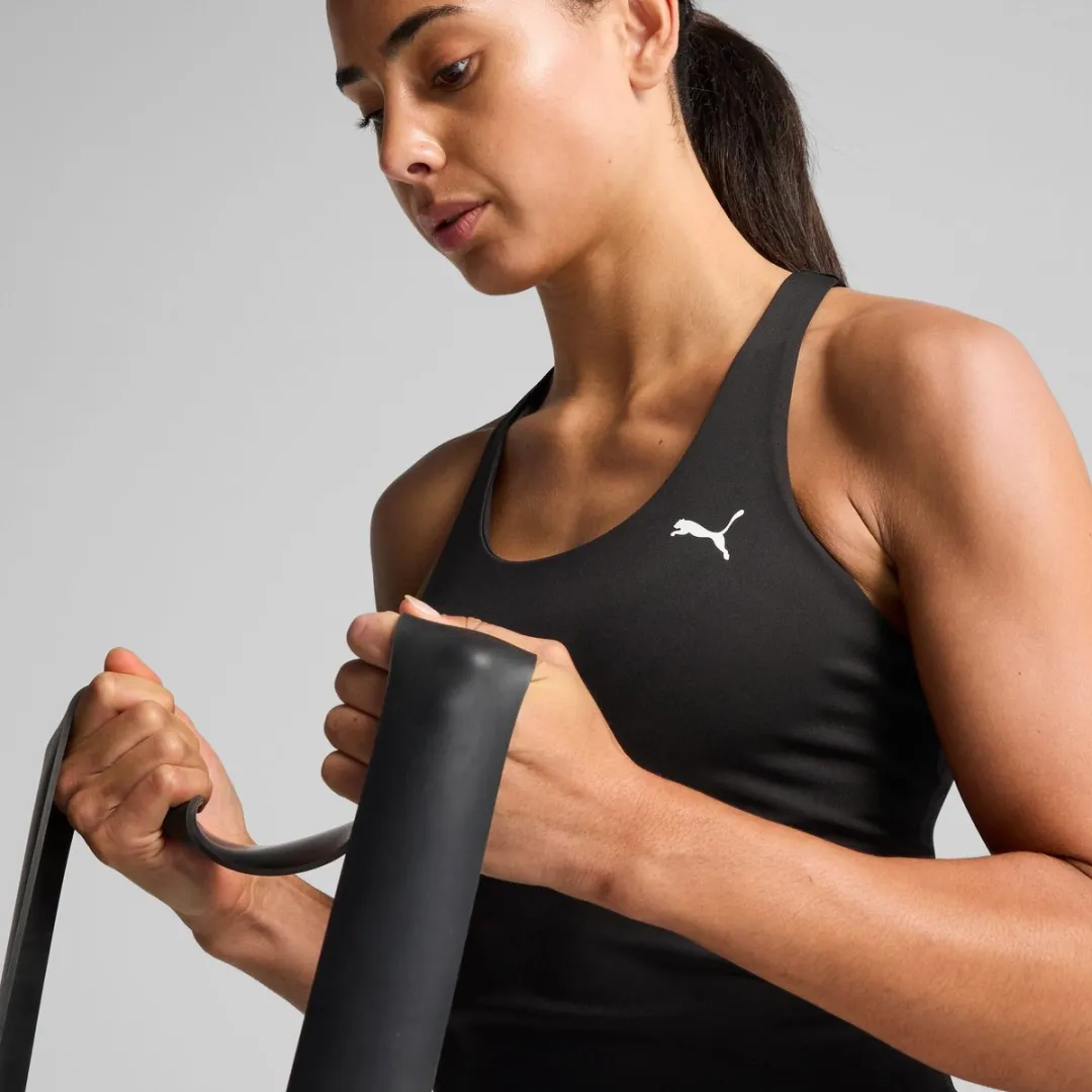 PUMA Tad Essentials 2-in-1 Tanktop Dames - Maat M - Zwart
