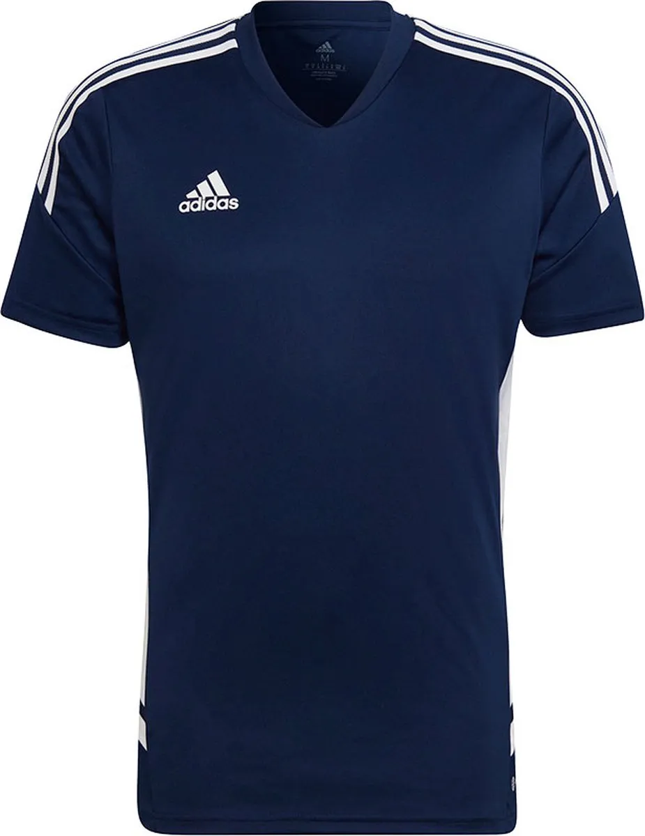 adidas Condivo 22 Training Shirt HA6291 - L - Donkerblauw
