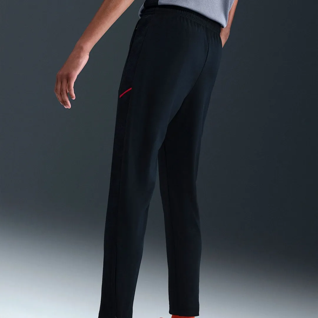 Nike Dri-FIT Academy 25 Trainingsbroek Junior HJ3720-014 - Maat 140 - Zwart/Rood