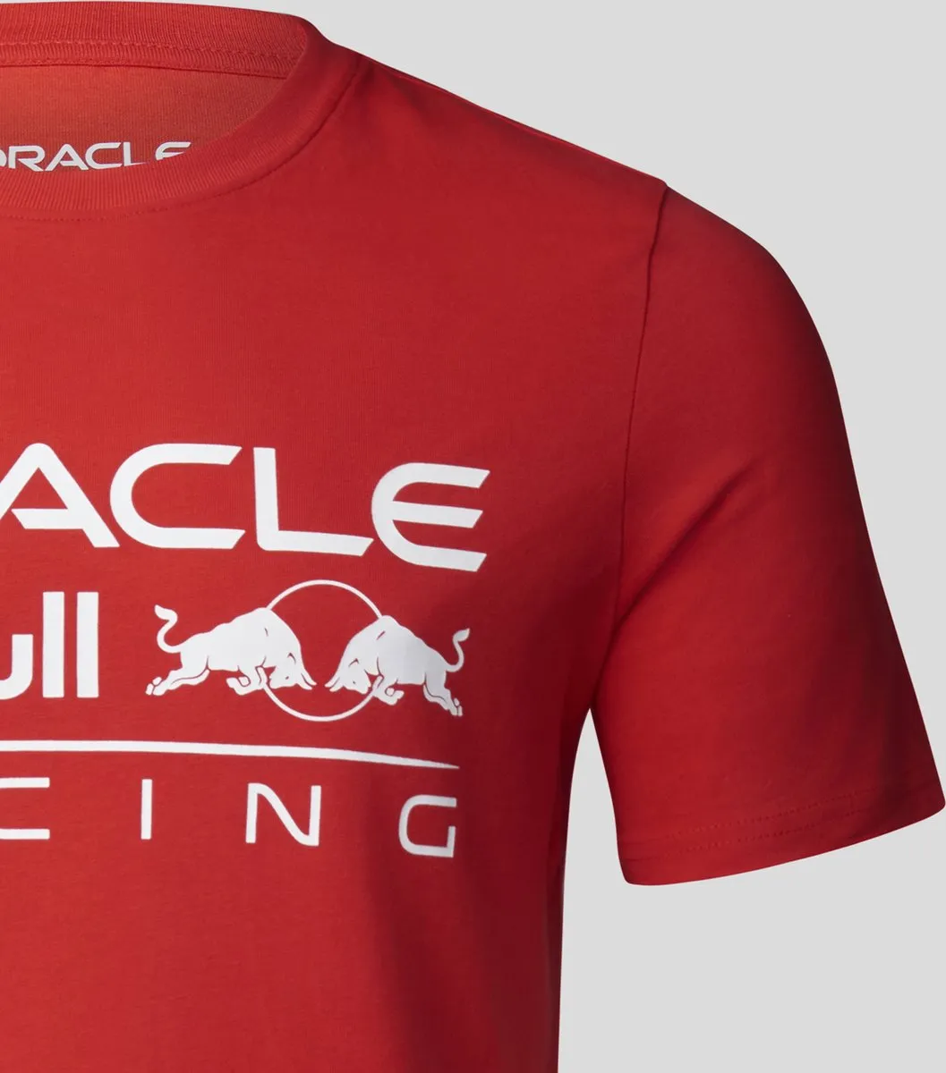 Red Bull Racing Logo Shirt Rood - S